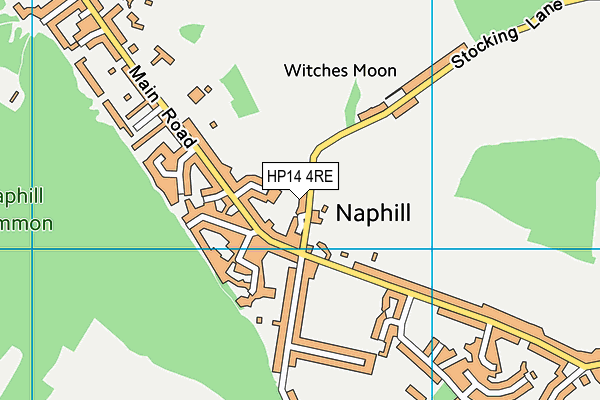 HP14 4RE map - OS VectorMap District (Ordnance Survey)