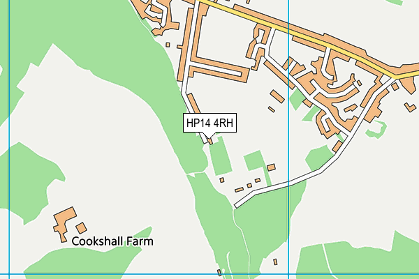 HP14 4RH map - OS VectorMap District (Ordnance Survey)