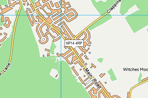 HP14 4RP map - OS VectorMap District (Ordnance Survey)