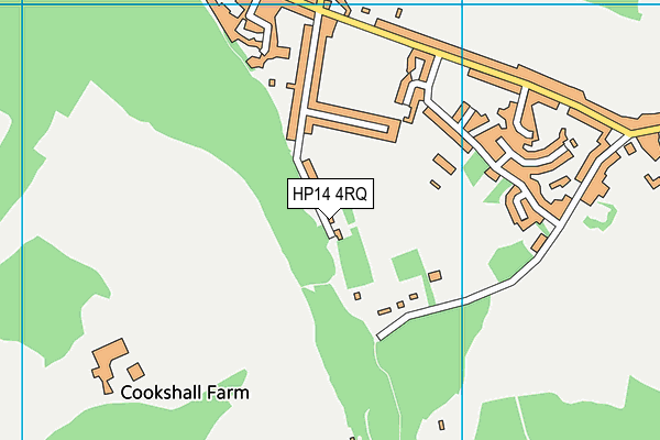 HP14 4RQ map - OS VectorMap District (Ordnance Survey)