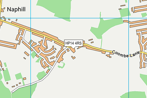 HP14 4RS map - OS VectorMap District (Ordnance Survey)