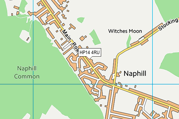 HP14 4RU map - OS VectorMap District (Ordnance Survey)