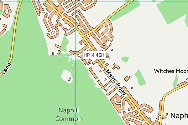 HP14 4SH map - OS VectorMap District (Ordnance Survey)