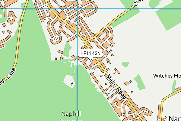 HP14 4SN map - OS VectorMap District (Ordnance Survey)