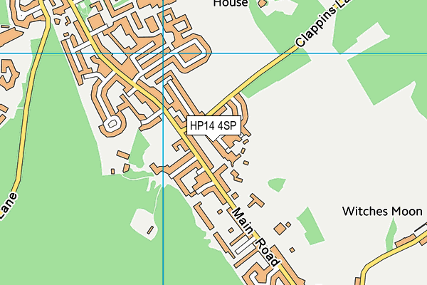 HP14 4SP map - OS VectorMap District (Ordnance Survey)