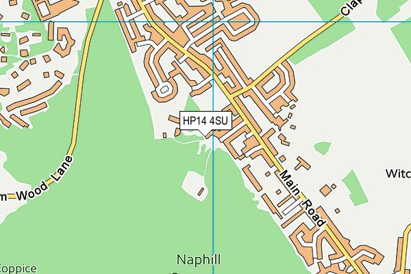 HP14 4SU map - OS VectorMap District (Ordnance Survey)