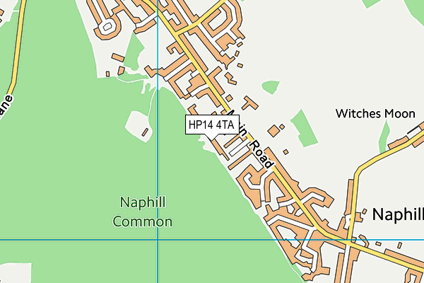HP14 4TA map - OS VectorMap District (Ordnance Survey)