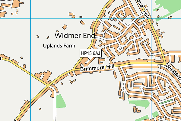 HP15 6AJ map - OS VectorMap District (Ordnance Survey)