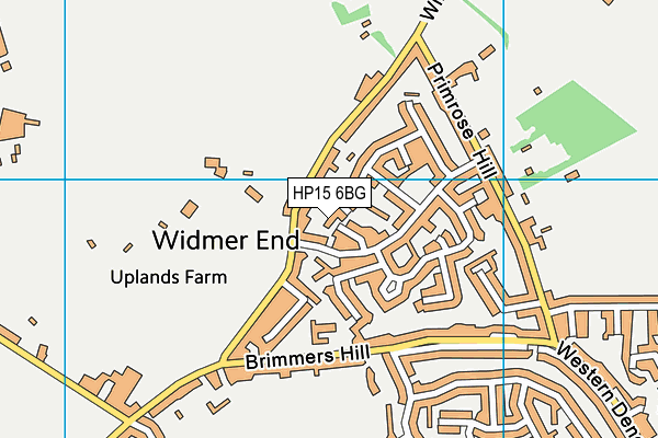 HP15 6BG map - OS VectorMap District (Ordnance Survey)