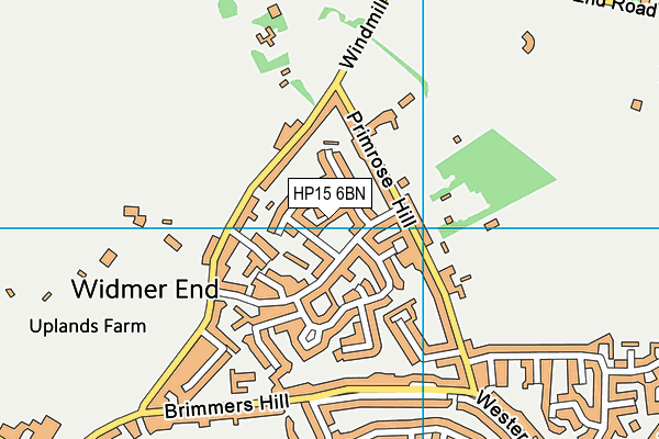 HP15 6BN map - OS VectorMap District (Ordnance Survey)