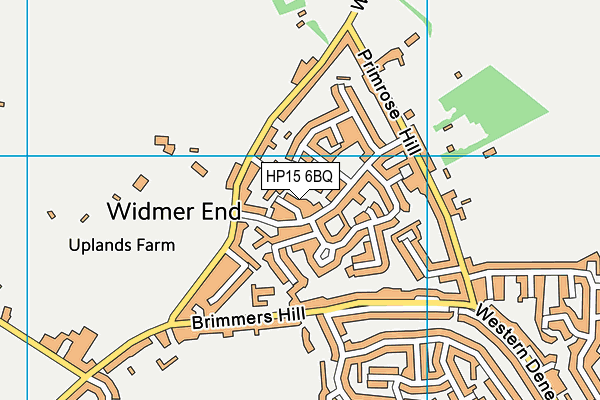 HP15 6BQ map - OS VectorMap District (Ordnance Survey)