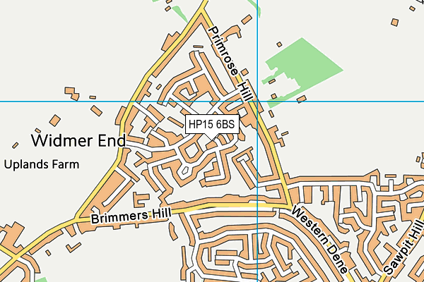 HP15 6BS map - OS VectorMap District (Ordnance Survey)