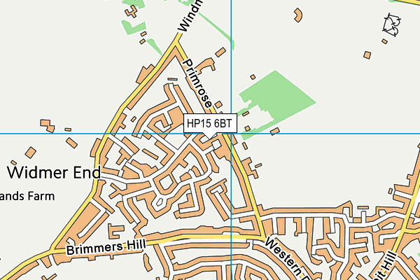 HP15 6BT map - OS VectorMap District (Ordnance Survey)