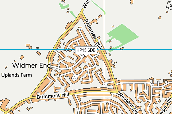 HP15 6DB map - OS VectorMap District (Ordnance Survey)