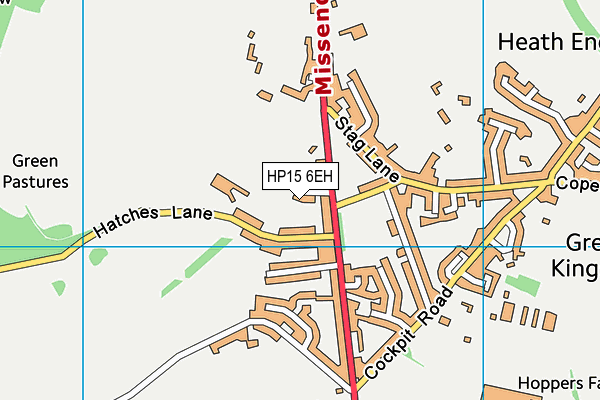 HP15 6EH map - OS VectorMap District (Ordnance Survey)