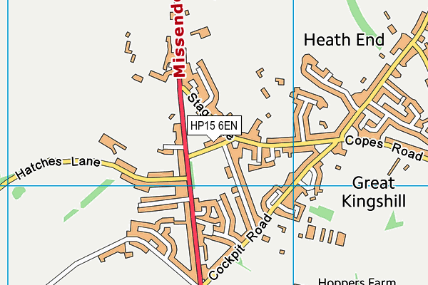 HP15 6EN map - OS VectorMap District (Ordnance Survey)