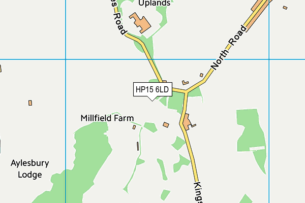 HP15 6LD map - OS VectorMap District (Ordnance Survey)