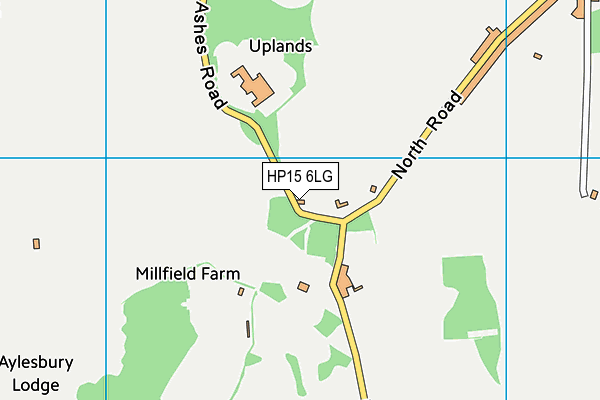 HP15 6LG map - OS VectorMap District (Ordnance Survey)