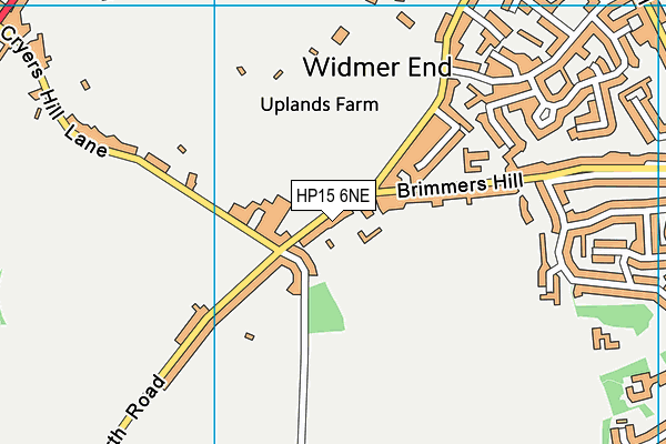 HP15 6NE map - OS VectorMap District (Ordnance Survey)