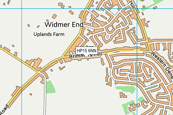 HP15 6NN map - OS VectorMap District (Ordnance Survey)