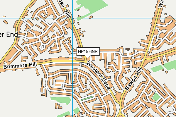 HP15 6NR map - OS VectorMap District (Ordnance Survey)