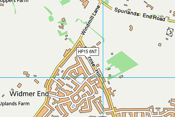 HP15 6NT map - OS VectorMap District (Ordnance Survey)