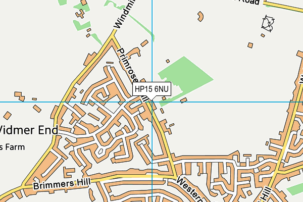 HP15 6NU map - OS VectorMap District (Ordnance Survey)