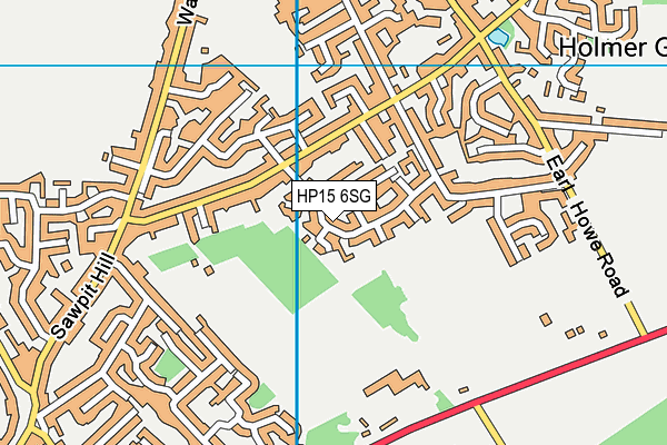 HP15 6SG map - OS VectorMap District (Ordnance Survey)