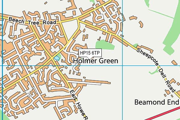 HP15 6TP map - OS VectorMap District (Ordnance Survey)