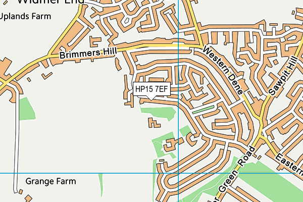 Cedar Park School & Nursery map (HP15 7EF) - OS VectorMap District (Ordnance Survey)