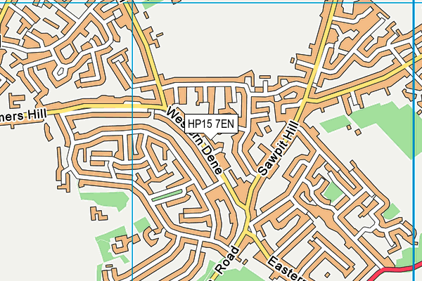 HP15 7EN map - OS VectorMap District (Ordnance Survey)