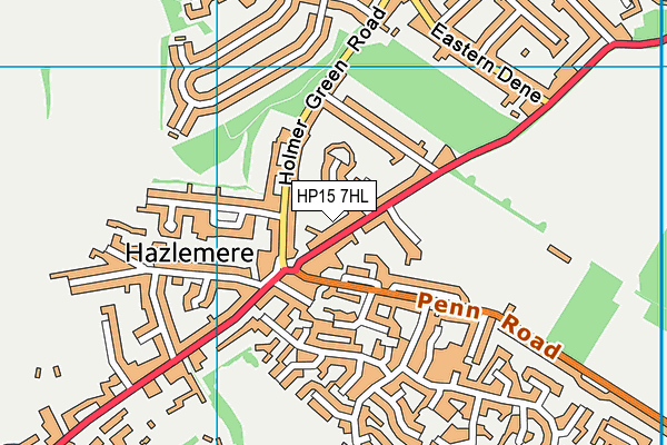 HP15 7HL map - OS VectorMap District (Ordnance Survey)