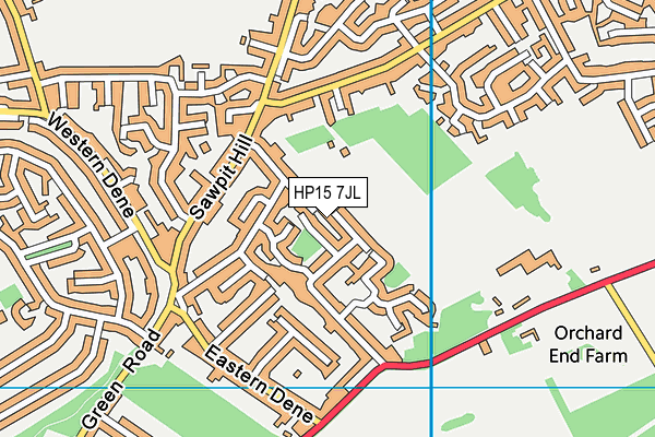 HP15 7JL map - OS VectorMap District (Ordnance Survey)