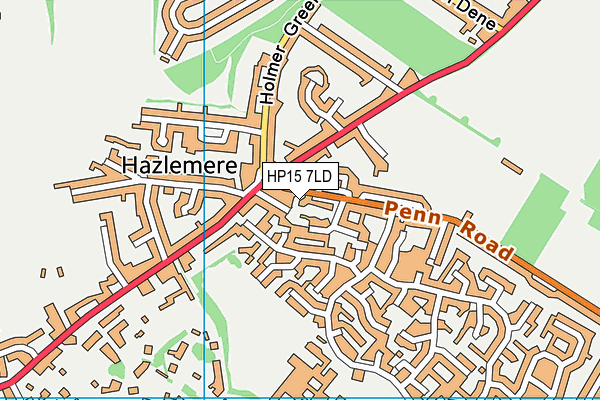 HP15 7LD map - OS VectorMap District (Ordnance Survey)