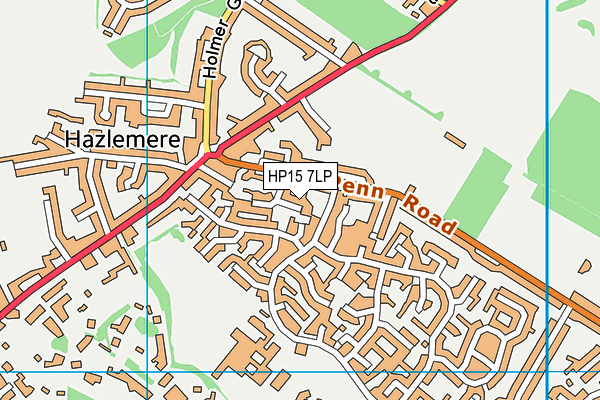 HP15 7LP map - OS VectorMap District (Ordnance Survey)