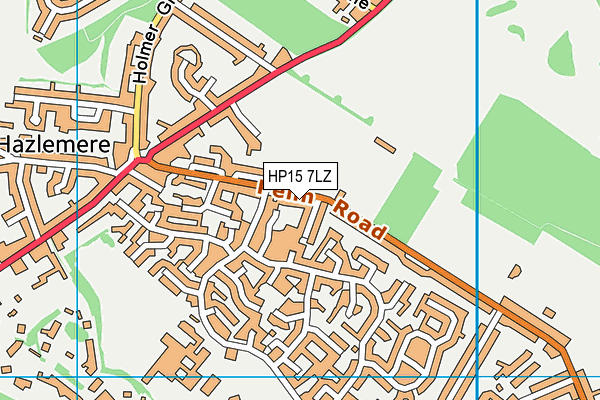 HP15 7LZ map - OS VectorMap District (Ordnance Survey)