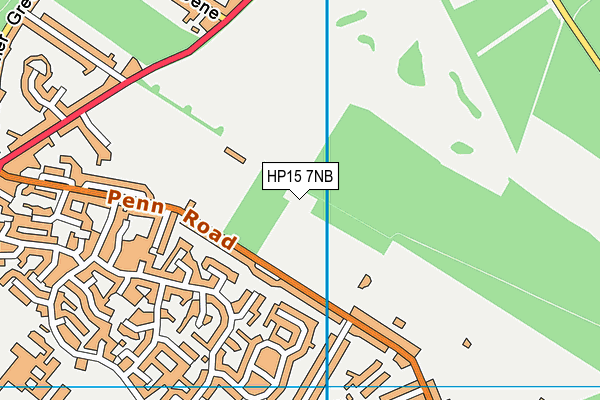 HP15 7NB map - OS VectorMap District (Ordnance Survey)