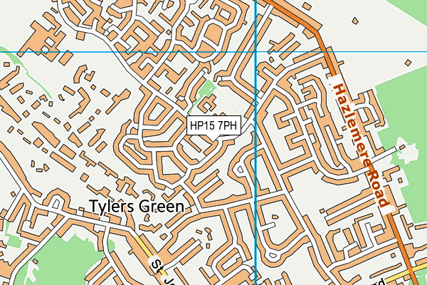 HP15 7PH map - OS VectorMap District (Ordnance Survey)
