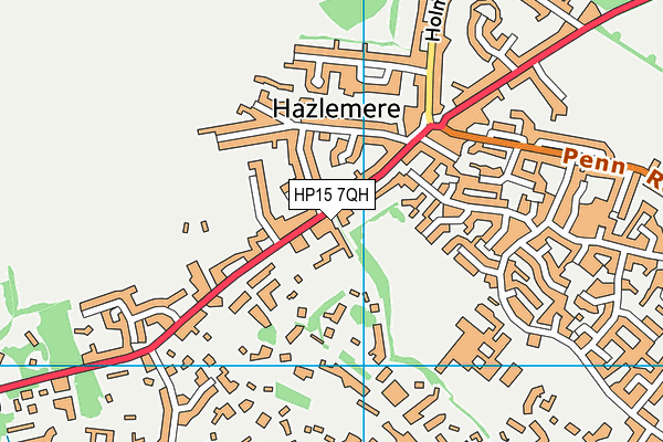 HP15 7QH map - OS VectorMap District (Ordnance Survey)