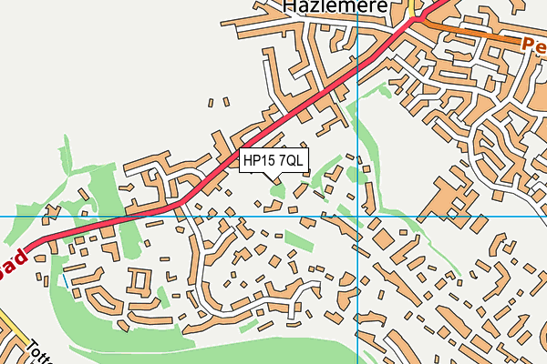 HP15 7QL map - OS VectorMap District (Ordnance Survey)