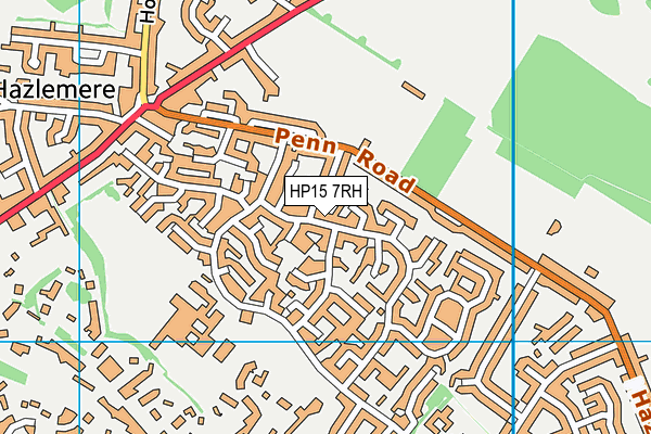 HP15 7RH map - OS VectorMap District (Ordnance Survey)