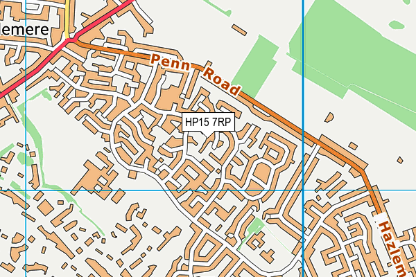 HP15 7RP map - OS VectorMap District (Ordnance Survey)