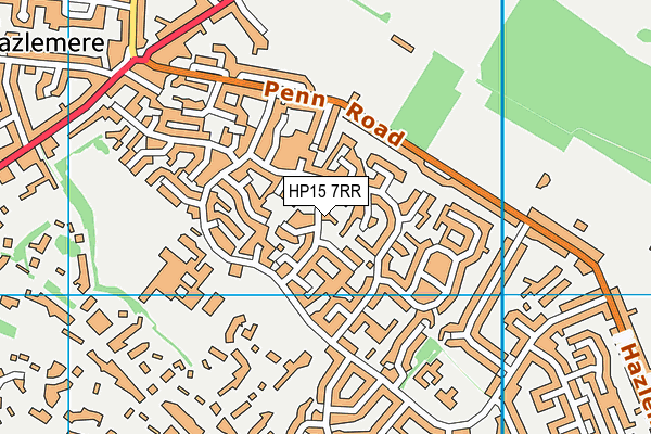 HP15 7RR map - OS VectorMap District (Ordnance Survey)