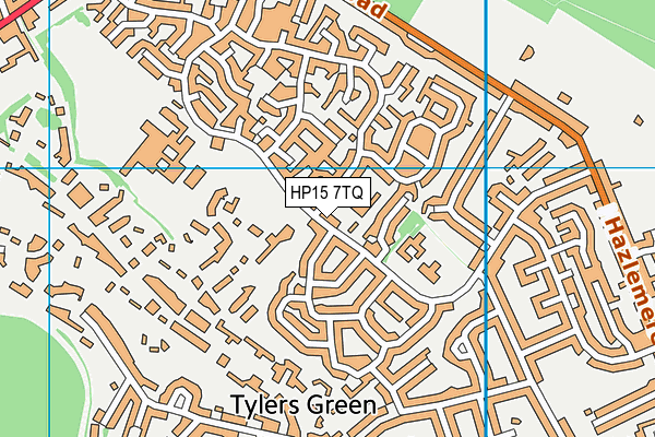 HP15 7TQ map - OS VectorMap District (Ordnance Survey)