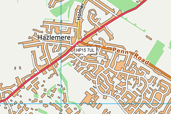 HP15 7UL map - OS VectorMap District (Ordnance Survey)