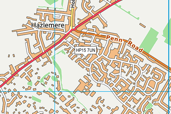HP15 7UN map - OS VectorMap District (Ordnance Survey)