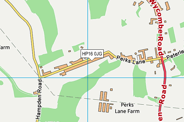 Map of PERKS LANE FLATS (MANAGEMENT) LIMITED at district scale