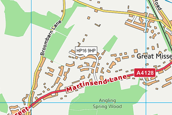 Map of GATES FARM LIMITED at district scale