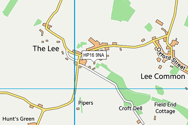 Manor Park (Great Missenden) map (HP16 9NA) - OS VectorMap District (Ordnance Survey)