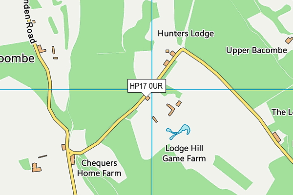 HP17 0UR map - OS VectorMap District (Ordnance Survey)